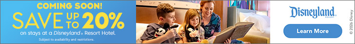 Disneyland Resort offer coming soon: Save up to 20% on stays at a Disneyland Resort Hotel